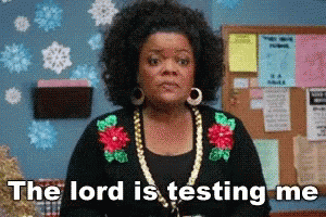 A Woman Says The Lord Is Testing Me GIF