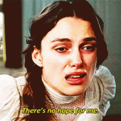 A Woman Says There 'S No Hope For Me While Making A Sad Face GIF