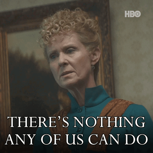 A Woman Says There 'S Nothing Any Of Us Can Do In Front Of A Painting GIF