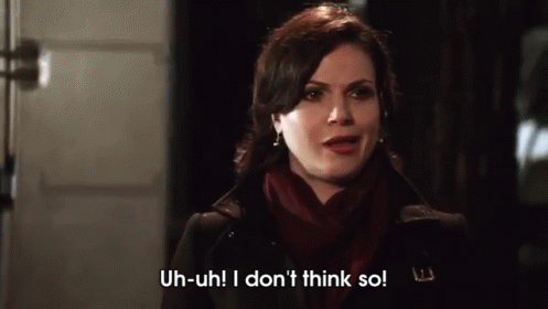 A Woman Says Uh-Uh I Do N't Think So GIF
