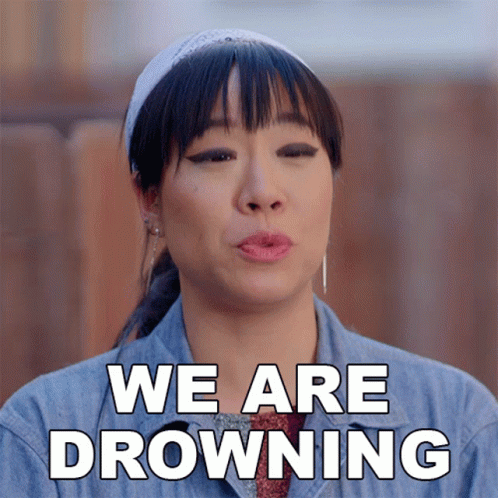 A Woman Says We Are Drowning In A Graphic GIF