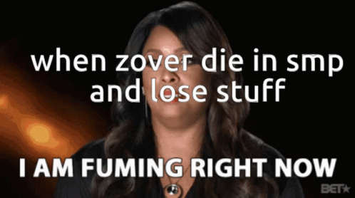 A Woman Says When Zover Die In Smp And Lose Stuff GIF
