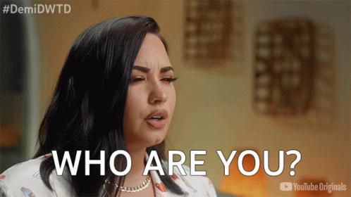 A Woman Says " Who Are You " In A Youtube Originals Video GIF