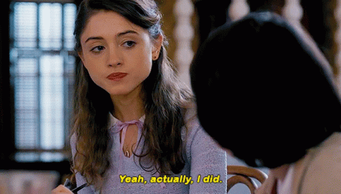 A Woman Says Yeah Actually I Did While Another Woman Looks On GIF