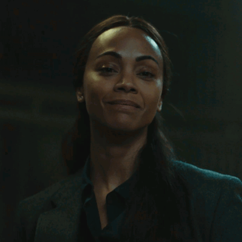A Woman Says Yeah In White Letters GIF