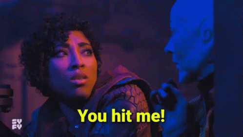 A Woman Says You Hit A Queen In Front Of A Man GIF