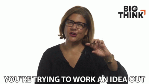 Woman Says Youre Trying To Work Out Idea GIF
