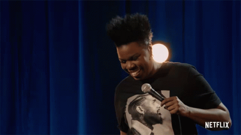 Woman Singing Into Microphone Netflix Logo GIF