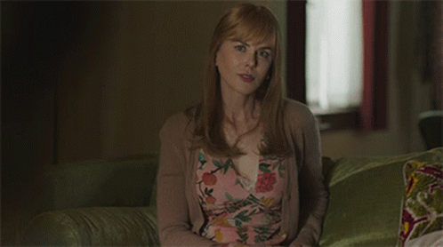 A Woman Sits On A Couch With The Words All Marriages Are Complicated GIF
