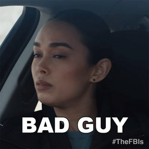 Woman Sitting In Car With Bad Guy On Face GIF