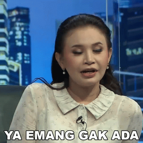 Woman Singing Into Microphone With Ya Emang Gak Ada GIF