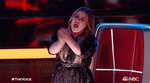 Woman Applauding In Front Of NBC Logo GIF