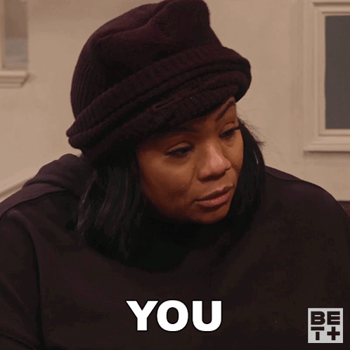 A Woman Wearing A Black Hat Is Asking If She 'S Gonna Be Okay GIF