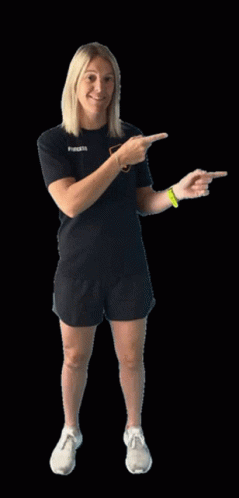 A Woman Wearing A Black T-Shirt That Says ' Freedom ' On It GIF