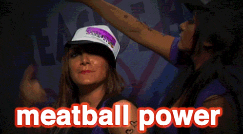 A Woman Wearing A Hat That Says " Shore Store " On It GIF