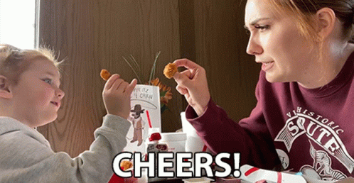 A Woman Wearing A Maroon Sweatshirt That Says ' Historic State ' On It GIF