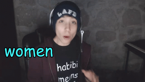 Headphone Woman Saying Women Beaters Are Not Attractive GIF