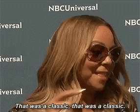 A Woman Wearing Sunglasses Says That Was A Classic . GIF