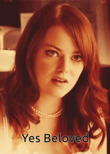 Woman With Red Hair Says Yes Beloved GIF