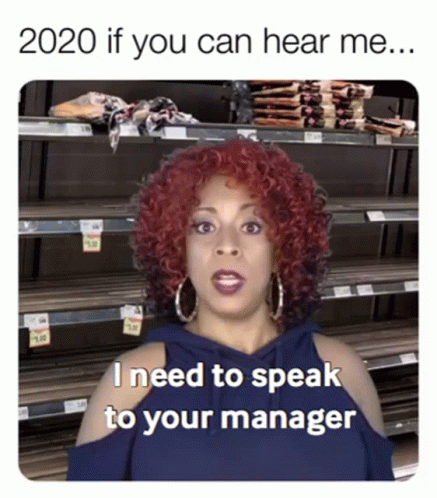 A Woman With Red Hair And Hoop Earrings Says I Need To Speak To Your Manager GIF