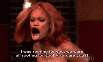 Red Haired Woman Screaming Rooting For You How Dare You GIF