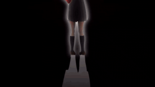 A Woman With White Hair Is Holding A Red Item In Her Hand GIF