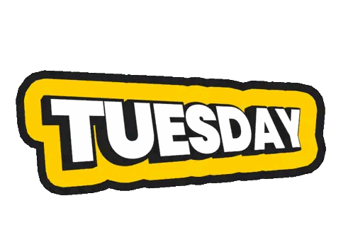 a yellow and black logo that says t-day
