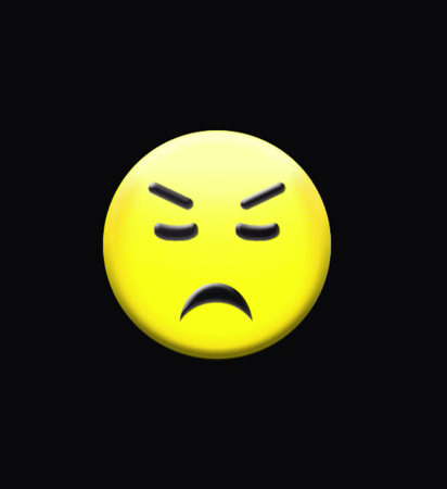 A Yellow Smiley Face On A Black Background With The Words You Make My Day Below It GIF