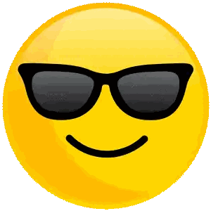 a yellow smiley face with sunglasses on it