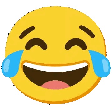a yellow smiley face with tears running down its face
