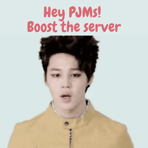 Young Man In Yellow Jacket Says Hey Pjms Boost Server GIF