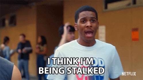 A Young Man Says I Think I 'M Being Stalked In A Netflix Ad GIF