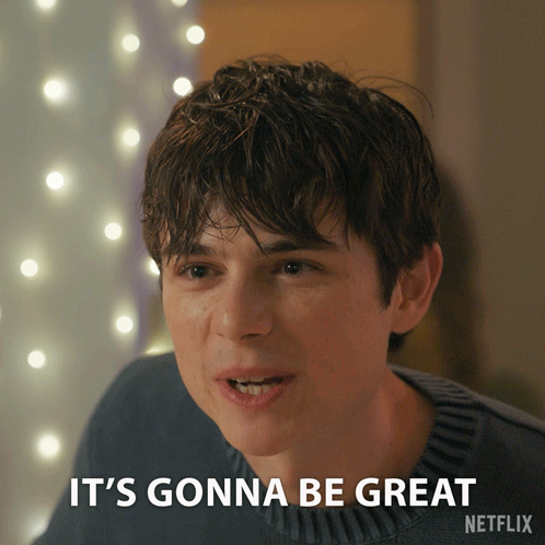 A Young Man Says It 'S Gonna Be Great In A Netflix Advertisement GIF