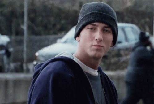 A Young Man Wearing A Beanie And A Blue Hoodie GIF