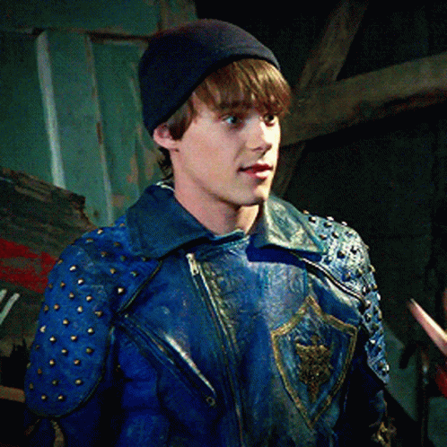 A Young Man Wearing A Hat And A Blue Leather Jacket GIF