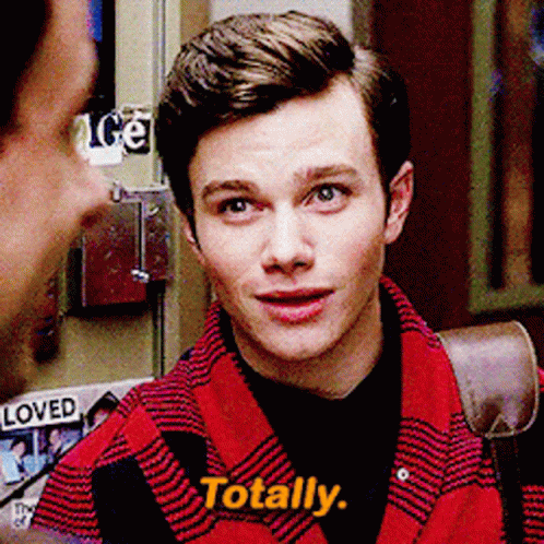 A Young Man Wearing A Red Plaid Jacket Says Totally GIF