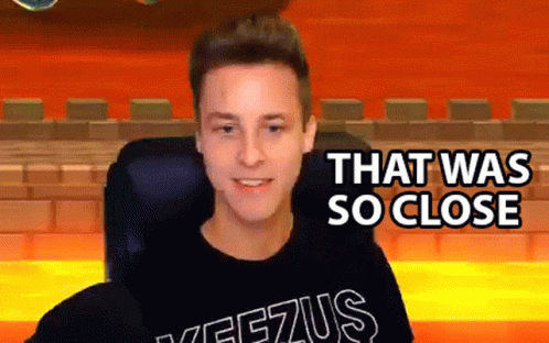 A Young Man Wearing A Shirt That Says Yeezus GIF