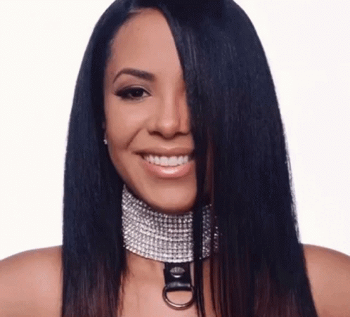 Aaliyah Contagious Smile GIF