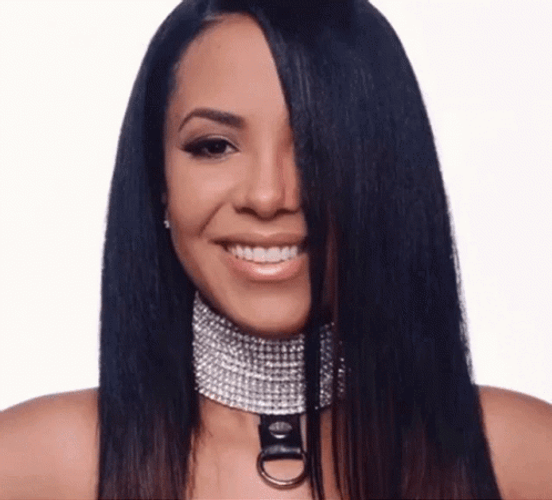 Aaliyah Contagious Smile GIF