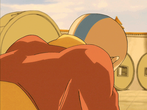Aang Turn Around GIF