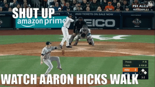 Aaron Hicks Walk on Amazon Prime