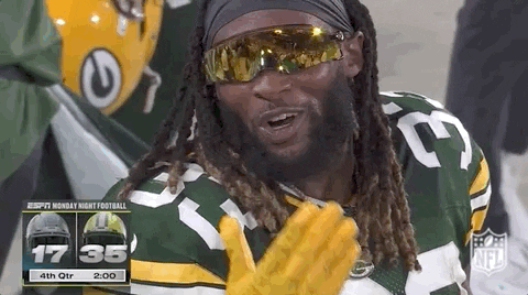 Aaron Jones Blow A Kiss GIF