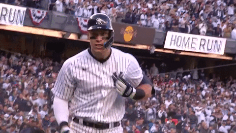 Aaron Judge Ran Yankees Win GIF