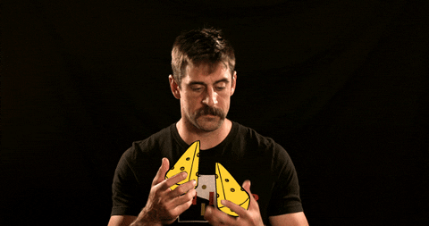 Aaron Rodgers Eating Cheese GIF