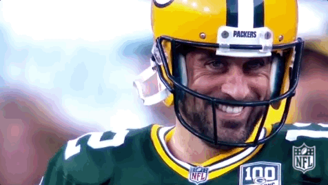 Aaron Rodgers Pointing GIF