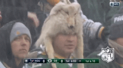 Aaron Rodgers Relax Fans Coyote Head GIF