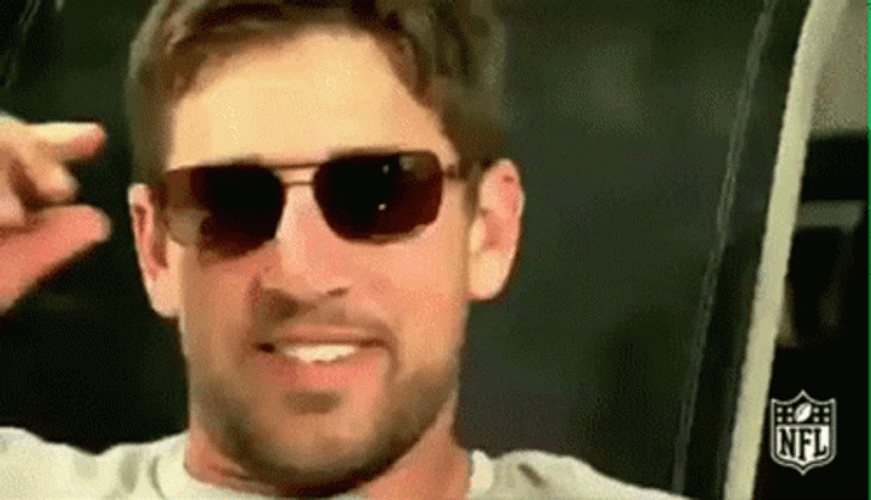 Aaron Rodgers Relax Smile GIF