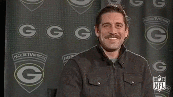 Aaron Rodgers Smile And Nod GIF