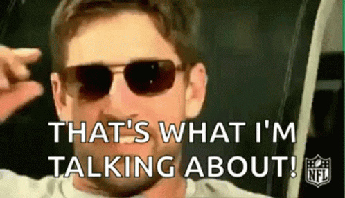 Aaron Rodgers Thats What I'm Talking About GIF