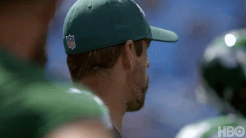 Aaron Rogers Jets Bubble Gum GIF